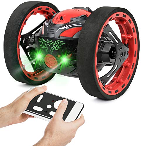 Click N' Play Remote Control RC Car Double Sided Off Road Stunt Rock Crawler Non Slip Vehicle 4WD 2.4Ghz (Colors May Vary)