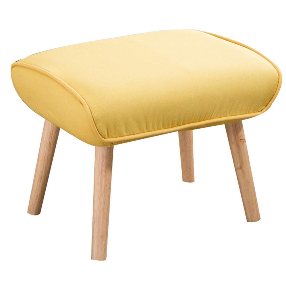 Repose-pieds en bois massif et tissu haut de gamme pour balcon