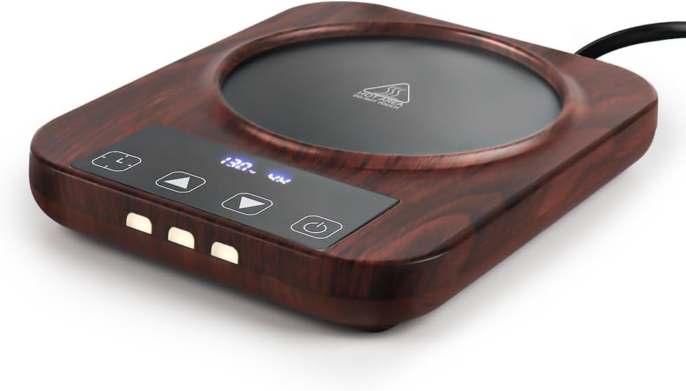 36W Smart Coffee Mug Warmer | 9-Temp Settings | for Desk Use - Advanced Temperature Control Warmer Base for Coffee, Tea, Milk, Candle Making | Ideal Gift for Women & Men