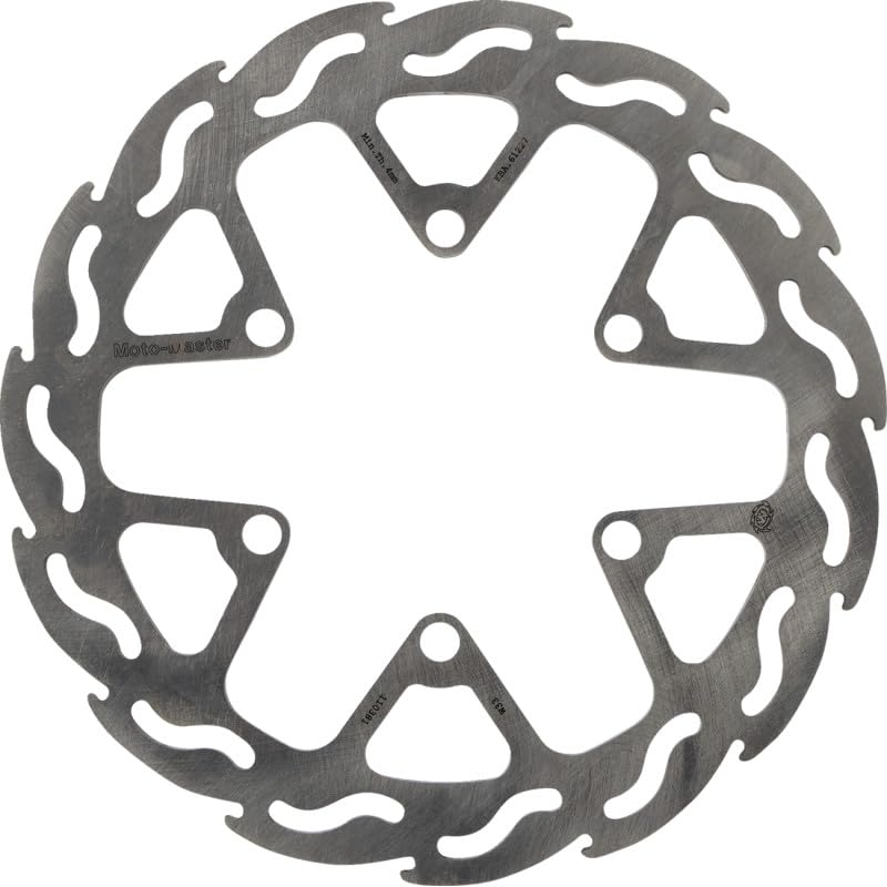 Moto Master Disco Freno Moto Stradale Flame Fixed Anteriore per un raffreddamento ottimale e resistenza - spessore 4 mm