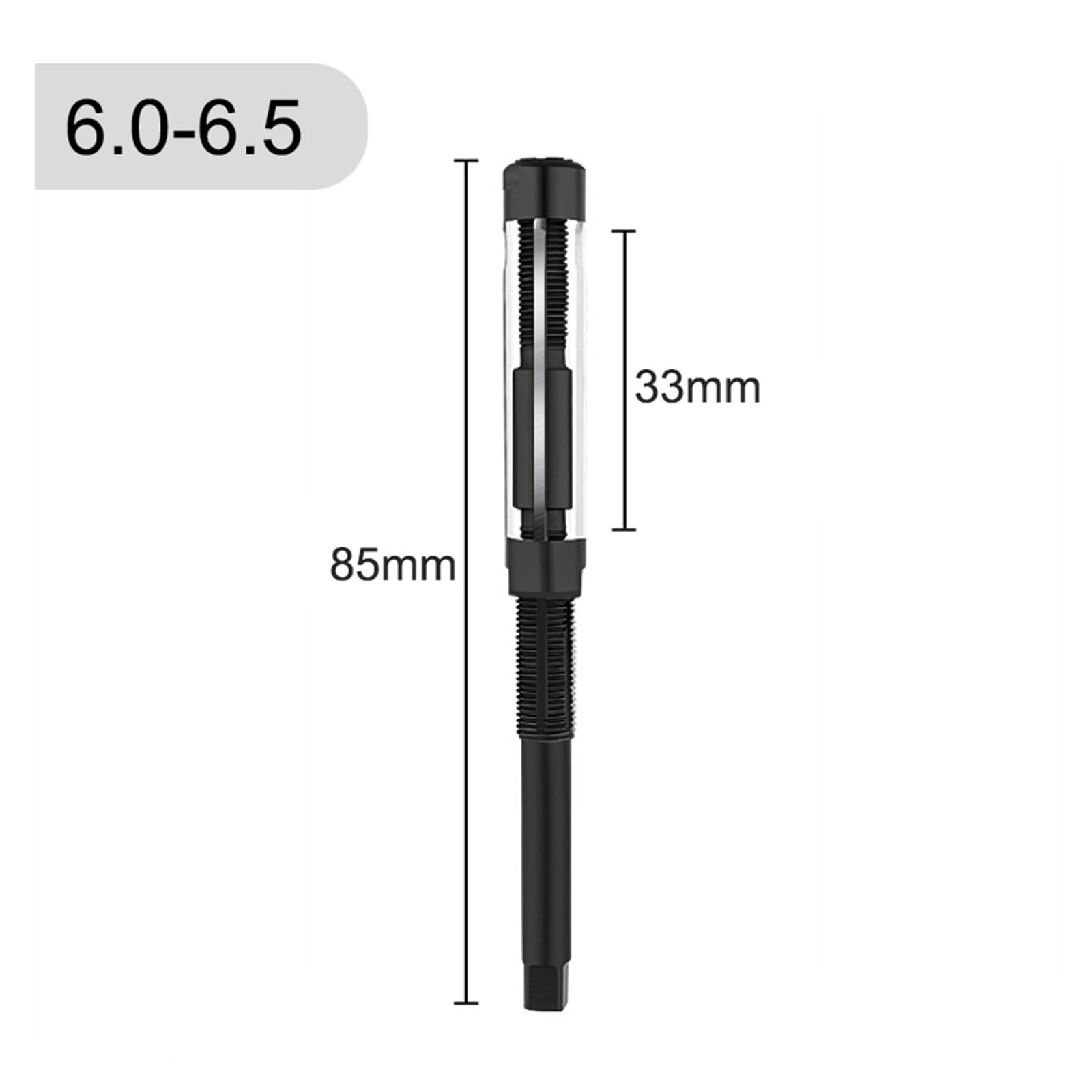 Escariador manual ajustable Escariador de mano ajustable, máquina de rango de tamaño de acero de alta velocidad, herramientas de mango recto de 6-38mm, aleación, 1 ud. | 29.5-33.5mm