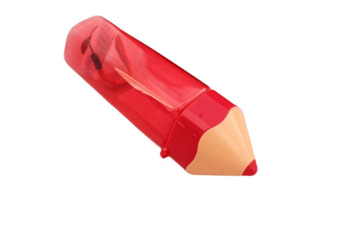 GeekGoodies Pencil Water Bottle Storage Box - Red