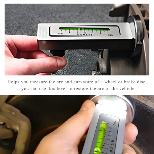 Image of Adjustable Magnetic Gauge Tool, Automotive Camber Caster Strut Wheel Alignment Gauge, Universal Castor Strut Wheel Hub Alignment Instrument for Car RV Truck Tire Repair