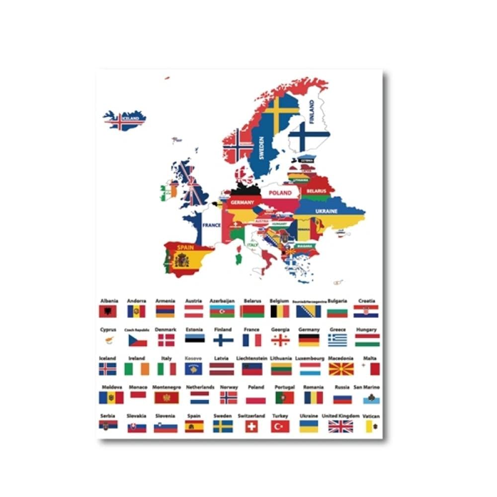 EUROPE ヨーロッパ 希少品 ポスター Amazon.co.jp: Historix ビンテージ 1925 ヨーロッパ地図