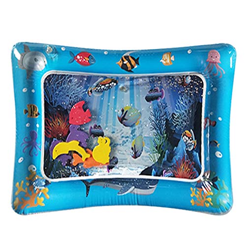 OWSOO Tapete inflável colorido para brincar na água para bebês Tapete infantil divertido para bebês