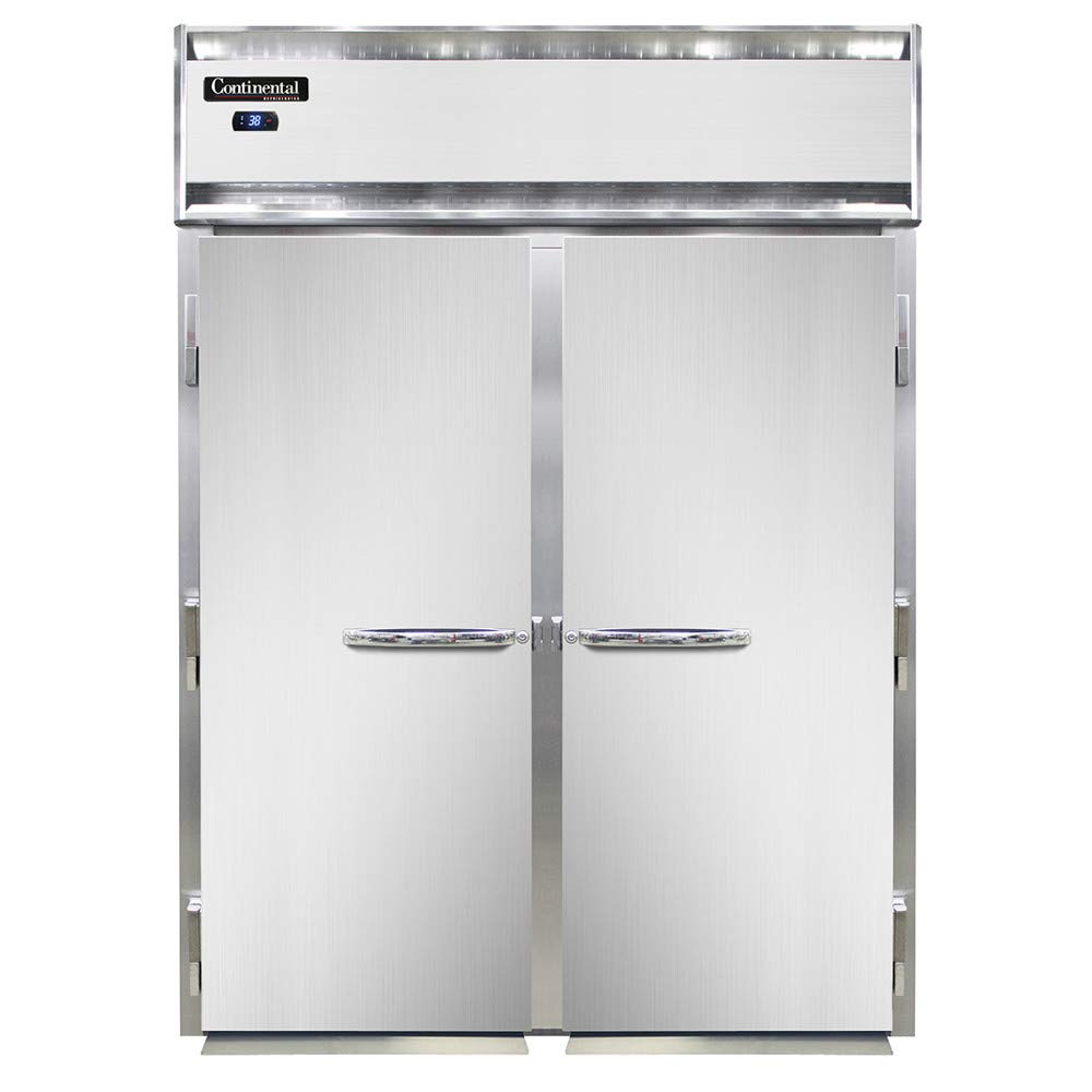 Continental DL2RI-SS Roll-In Refrigerator Cabinet 2 Sec.