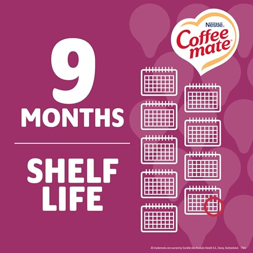 Image of Nestle Coffee mate Coffee Creamer, Salted Caramel Chocolate, Liquid Creamer Singles, Non Dairy, No Refrigeration, 0.375 fl oz Tubs (Pack of 200)