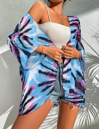 Image of BB&KK Women's Floral Kimono Summer Short Cover Ups Tops