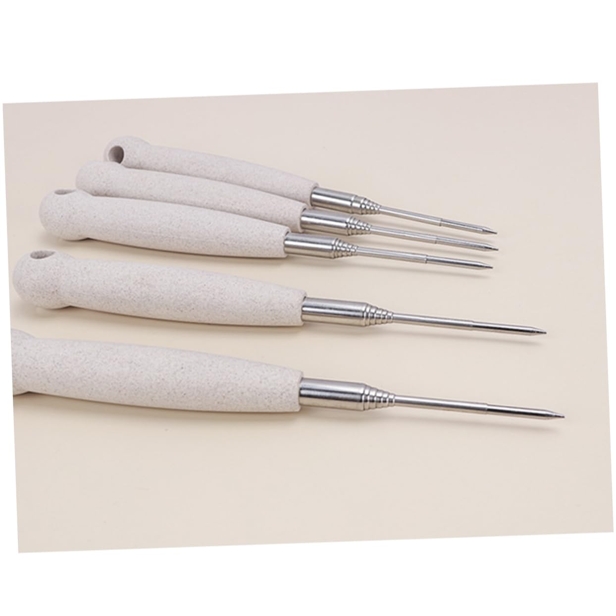 Yardwe 3 Set Forchette Da Barbecue Inossidabile Per Grigliatper Carne Verdure E Mores Accessori Portatili Per Bbq 2 Pezzi*3