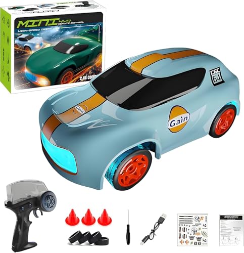 Image of Magicwand R /c Car | 2.4Ghz, 1:64 Scale | Rc Cars, R /c Car Toy, Rc Drifting Cars, Interchangeable Wheel Sleeves, 4 Light & 2 Speed Modes