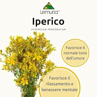 Lemuria - Iperico E.T. - Per il Tono dell’Umore e il Benessere Mentale - Estratto Totale, Integratore Alimentare a Base di Piante e Derivati - 30 ml - Made in Italy