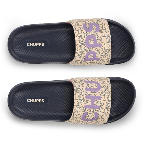 Image of CHUPPS Roadster Grey Drift Orthopedic Slippers | Soft Footpharma Footbed | Breathable Ventilation Holes | Lightweight Flip Flops | Anti-Skid Chappals for Everyday For Mens