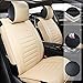 Produktbild Gullivery Auto-Sitzbezüge Für B MW Mini Countryman 5-Seats PU-Leder Sitzbezug Vordersitze und Rücksitze Sitzauflagen Schonbezüge mit Seitenairbag Öffnung Beige Standard 5PCS
