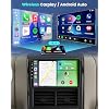 4G+64G Android Car Stereo for Ford Explorer 2005-2010 with Wireless Carplay/Android Auto, 10 Inch IPS Touchscreen Radio with 32EQ DSP/5GHz WiFi/GPS/Mirror Link, AHD Rear View Camera