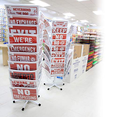 BAZIC 9" X 12" for Sales Sign, Yard Sales Garage Sales Retail Store Policy Business Plastic Signs, Wall Door Border, Waterproof Indoor Outdoor Advertising Signage, 1-Pack - Thumbnail 2