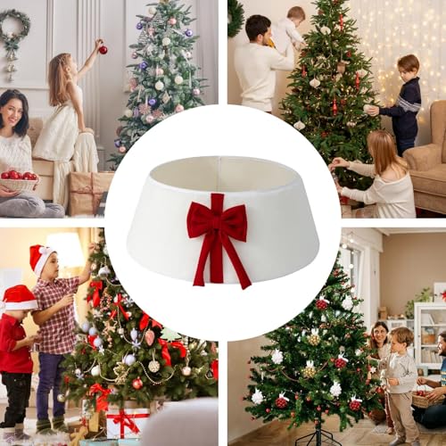 Cache de base pour sapin de Noël pour masquer les supports métalliques laids - 5