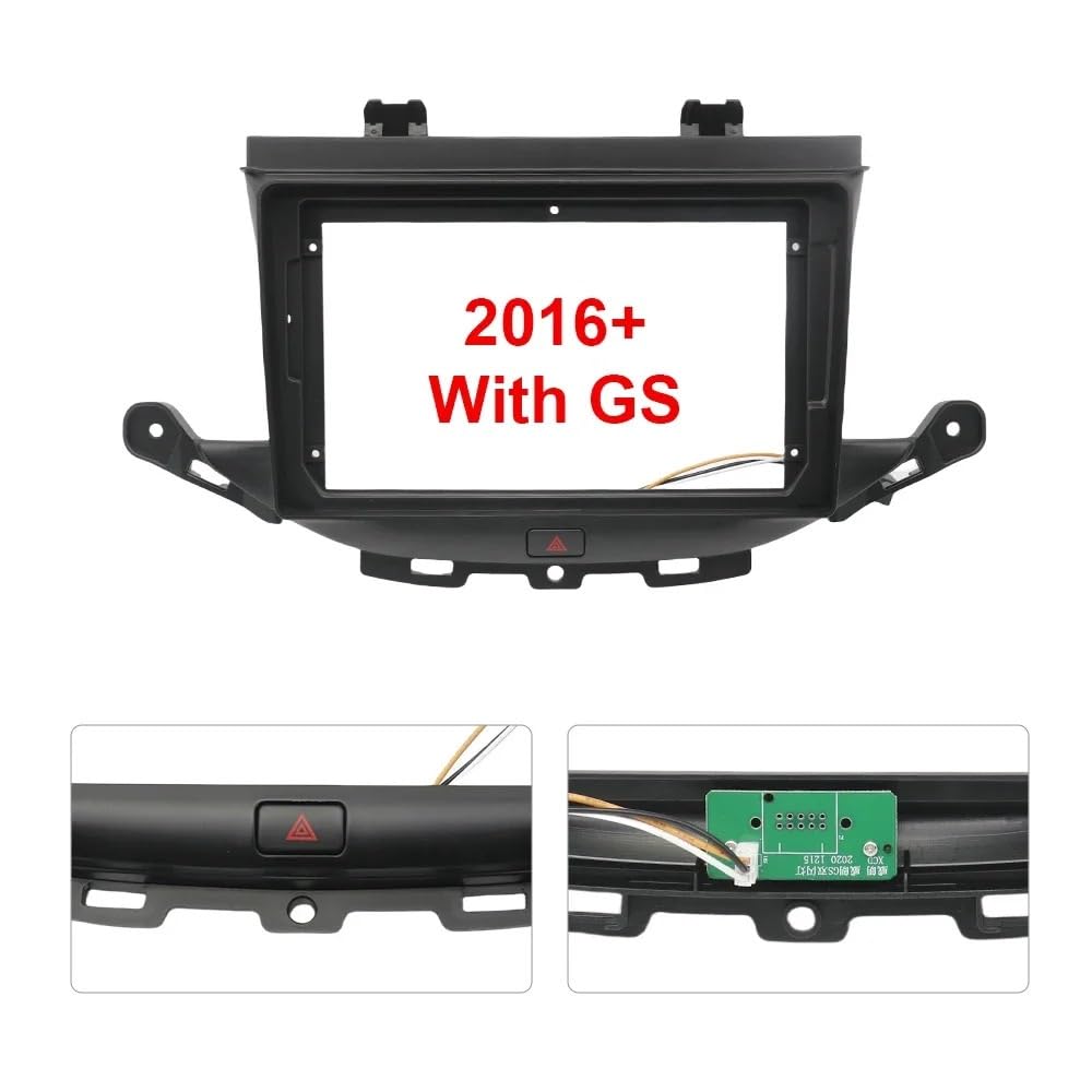 Juego de instalación de Radio Arnés de cableado para Panel estéreo Radio Coche 9 Pulgadas Compatible con Opel Astra K Compatible Buick Verano GS (2015-2021)(Cable Canbus)