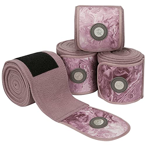 Bandages de polo LeMieux Glace en polaire douce pour la protection des jambes du cheval