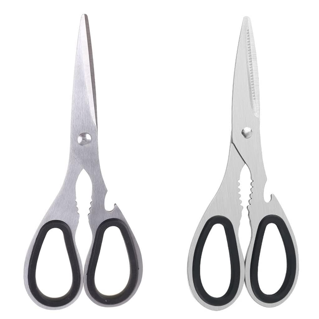 Tsophreniq Women's Kitchen Shears Scissors Heavy Duty Meat Dishwasher Safe Cooking Multipurpose Food Heavy Duty Poultry Stainless Steel Dishwasher Safe