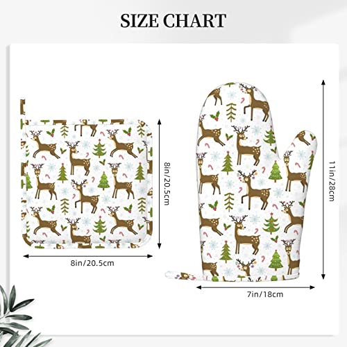 Sheep Oven Mitts Heat Resistant Sets,Farmland Design Theme Amber,Kitchen Oven Glove High Heat Resistant With Non-Slip Silicone Surface For Cooking,Amber Off White #TOP3