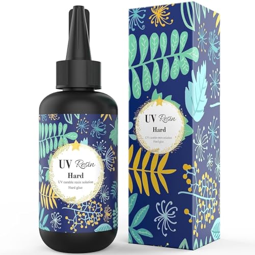 Crystal Clear UV Resin Hard - Upgraded Formula of Fast Curing Res...