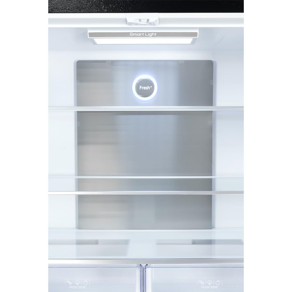 Jocel Frigorífico Side by Side JSBS4P967169, 490 litros, puertas cristal negro, 130 W, Clase eficiencia E, No Frost