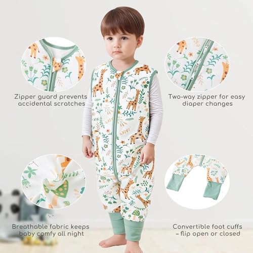 Image of Chilsuessy Baby Sleep Sack with Feet