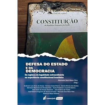 Capa do livro Defesa do Estado e da Democracia - 2023