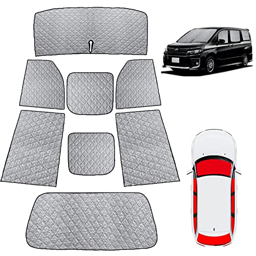 2022 新型ノア 70系 サンシェード VOXY 70系 サンシェード ノア 70系 車中泊 サンシェード フルセット マルチサンシェード 遮光シェード 車中泊 仮眠 マルチサンシェード 断熱 遮光 高密度 紫外線カット 断熱 盗難防止 車中泊 アウトドア 全窓対応 簡単着脱 取付簡単 6層構造 8PCS