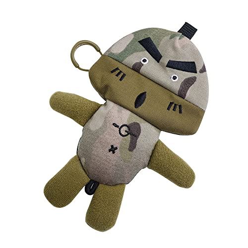 TACTICAL GEEK EXT1 EDC Münzbörse Puppenform Kleingeldbörse Mini Geldbeutel für Damen und Herren Bequeme weiche Geldbörse in der Hand Münzgeldbörse für Kinder Unterarmtasche Kleingeld Portemonnaie EDC Cover