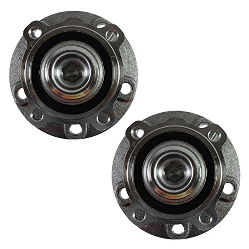Image of TRQ 2 Piece Front Wheel Bearing & Hub Assembly Set Compatible with 2002-2005 BMW 745i 745Li 2006-2008 750i 750Li 2004-2006 760i 2003-2008 760Li 2007-2008 Alpina B7