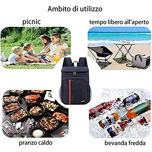 Zaino Termico,Borsa Termica per il Pranzo Capacità...