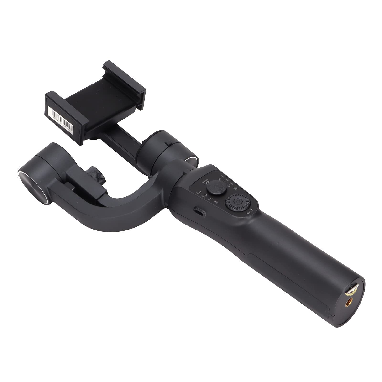 Naroote Stabilisateur Portable S5B pour Smartphone, Trépied Pliable à 3 Axes, Suivi du Visage pour équipement Vidéo, Matériau ABS Noir