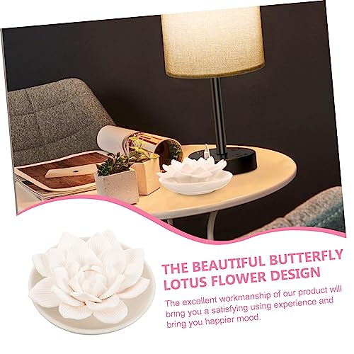 Difusor decorativo aromaterapia aroma loto blanco para escritorio miniatura 4