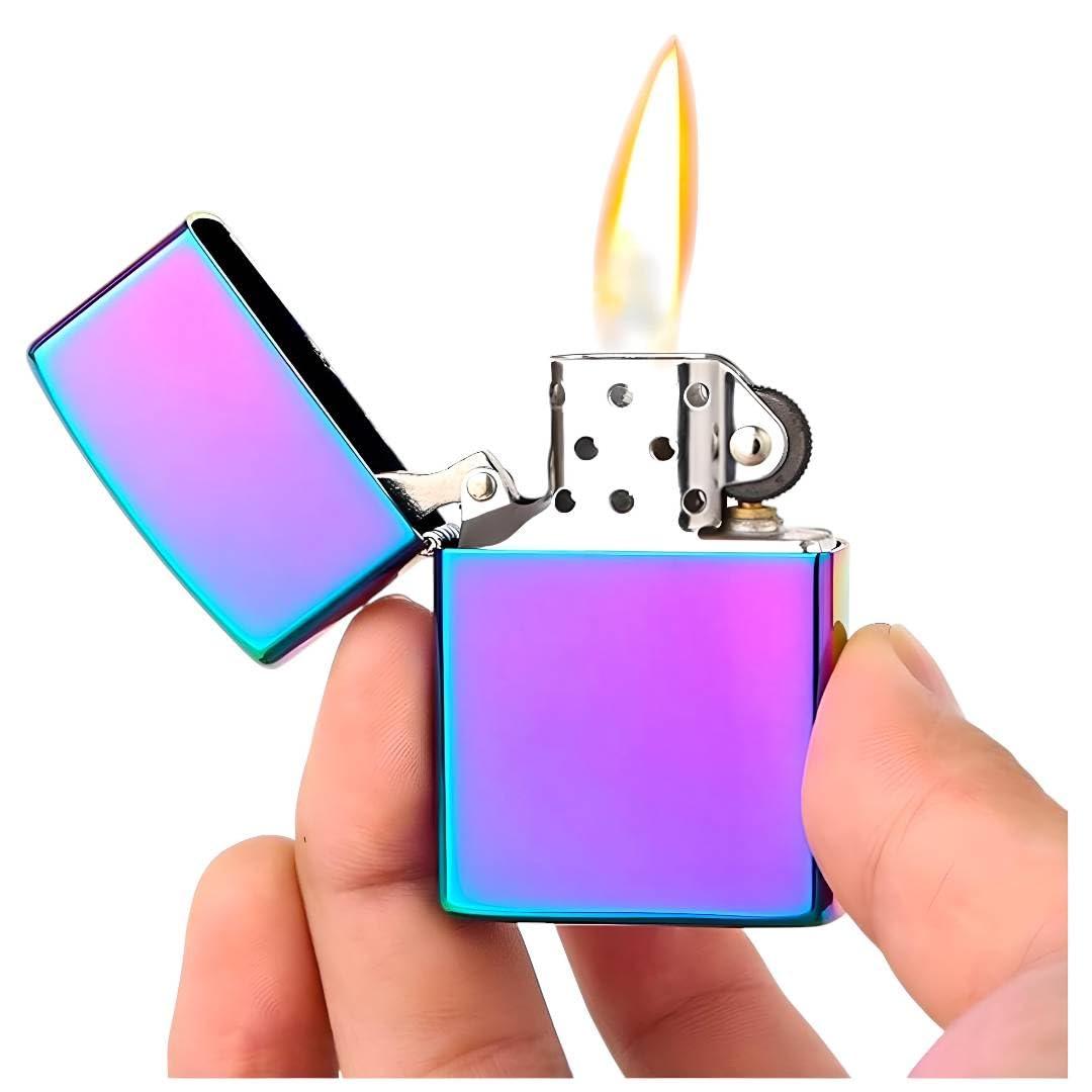 Profitplanet Get The Door, It's Profitplanet Men's Rainbow Lighters For Cool Lighter For Smoking Cigar And Cigarette Vintage Lighter With Modern Style Refillable Lighters Gift For And Wo