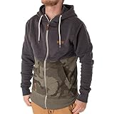  Sweatjacke Mazine Ashton Allover Größe: M Farbe: blk/oliall