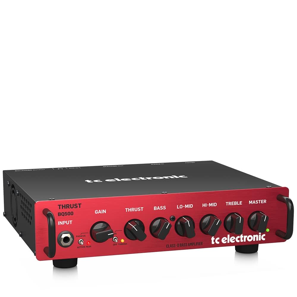 TC ELECTRONIC THRUST BQ500 スピーカーケーブル付 TC Electronic Thrust BQ500 500-watt Compact Bass Head