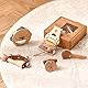 OESSUF Bär Musikinstrumente für Kinder ab 1 2 3 4 5 Jahr, Schlagzeug Xylophon Tamburin Instrumente Kinder Holz, Baby Musikinstrumente Kinderspielzeug Geburtstag 1 Jahr Jungen & Mädchen
