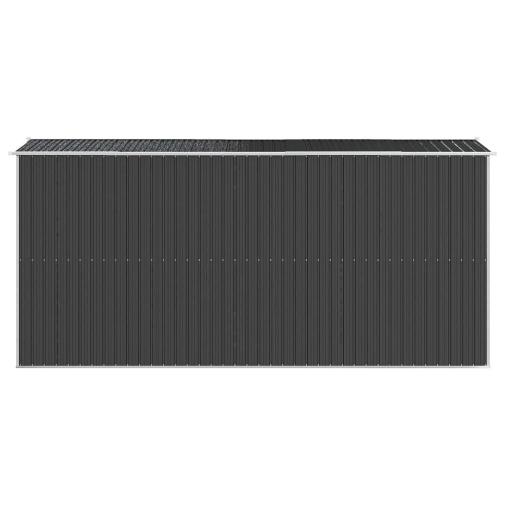 Générique Abri de Jardin Anthracite 192x440x223 cm Acier galvanisé,Maison & Jardin,Pelouses & Jardins,Vie en extérieur,Structures extérieures,Cabanes & abris de Jardin,3147452