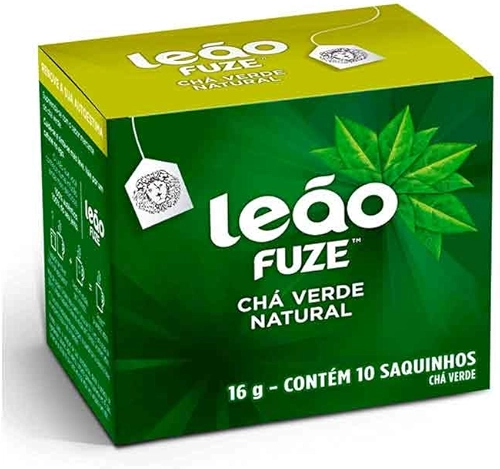 Leão Chá Verde Fuze Com 10 Saquinhos