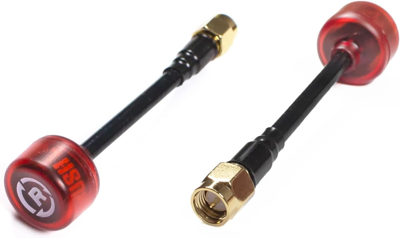 2pcs RUSHFPV FPV Antenna Cherry 75MM 5.8GHz SMA RHCP for FPV Racing Drone
