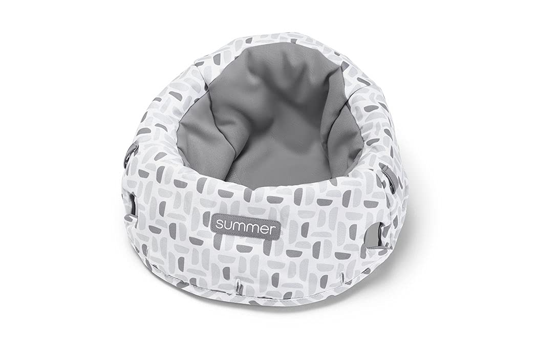 Summer Infant Asiento elevador de piso de 3 posiciones para aprender a sentarse | Bandeja extraíble para aperitivos y diseño plegable plano