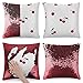 Federa da tiro Moon Cruel Reality Reversibile Glitter Paillettes Cuscino decorativo che cambia colore Federa Fun Square 40x40cm (rosso)