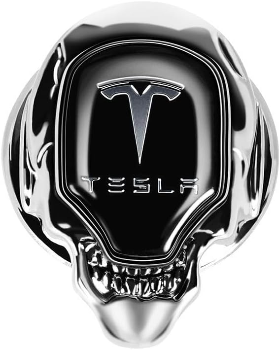 Car Engine Start Stop Button Cover, For Tesla Model 3 und Y 2017-2023 Zinc Alloy One-Key Start Button Cover,Key Ignition Starter Knob Ring