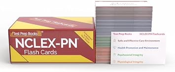 NCLEX PN Study Cards 2026-2027 NCLEX PN Exam Prep Review for Becoming an LPN with Practice Test Questions [Full Color Cards]