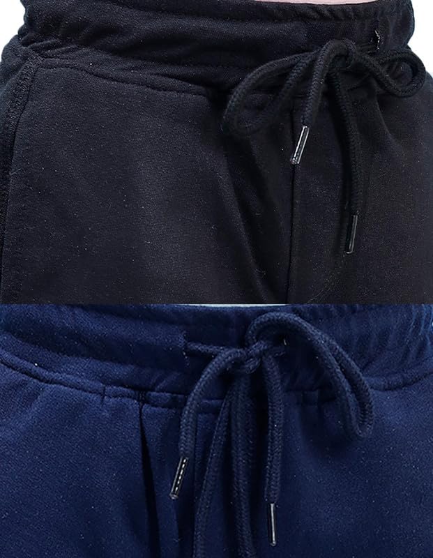 Image of Nusyl Solid & Printed Cotton Blend Shorts for Boys | Comfortable Casual Shorts | Soft Breathable Fabric with Elastic Waistband | Relaxed Fit | 2-16 Years | Multiple Colors