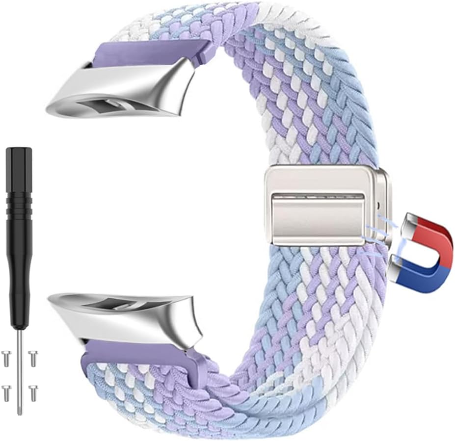 Nylon Strap Compatible with Garmin Forerunner 45/45S Watch Band for Garmin Swim 2 Smartwatch Replacement Wrist Band Accessory Metal connectors