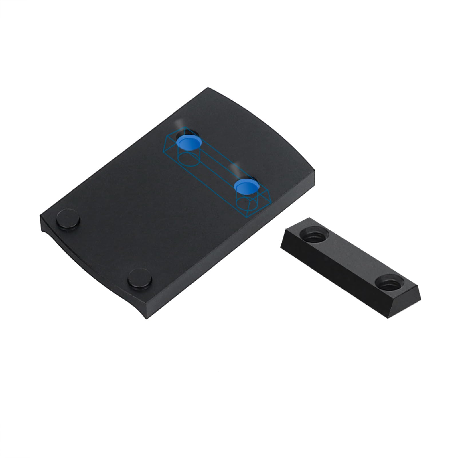 ohhunt Red Dot Plate Compatible with RMSC Footprint Red Dot/Holosun 407K/507K/EPS for Glock 17 17L 19 22 23 24 26 27 33 34 35 38 39-picture-22