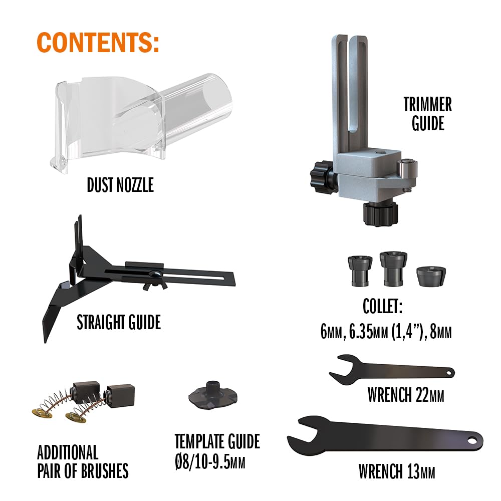 CMT Orange Tools CMT12 Rifilatore 710W-230V con Pinze D=6-6.35-8mm