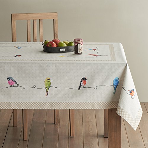 Set de mantel y 4 servilletas de algodón Maison d' Hermine miniatura 4